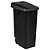 Mobiele vuilnisbak voor afvalsortering - 110l - movatri  - zwart / zwart - dichte deksel - 1