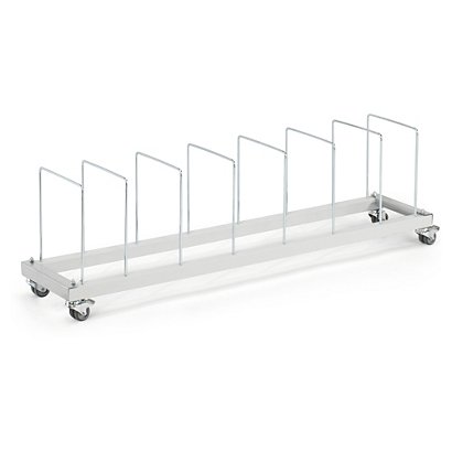 Mobile under shelf with dividers - 1
