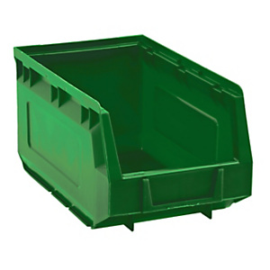 MOBILPLASTIC Contenitore a bocca di lupo 2003, Capacità 3,5 l, 14,5 x 24 x 12,5 cm, Verde