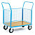 Modular platform truck with double mesh ends and single mesh side - 1
