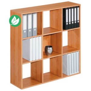 Module bibliothèque multicases Classic -  9 cases - Aulne Module bibliothèque multicases Classic -  9 cases - Aulne