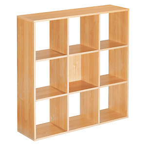 Module bibliothèque Multicases Classique - 9 cases - Hêtre Module bibliothèque Multicases Classique - 9 cases - Hêtre