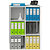 Module bibliothèque Multicases Color -  6 cases - Blanc - 2