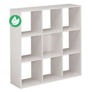 Module bibliothèque multicases Color -  9 cases - Aluminium Module bibliothèque multicases Color -  9 cases - Aluminium