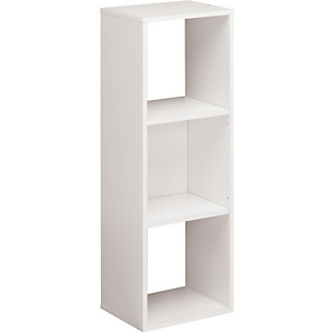 Module bibliothèque Multicases Classique - 3 cases - Blanc Module bibliothèque Multicases Classique - 3 cases - Blanc