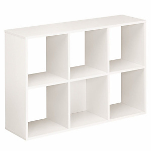 Module bibliothèque Multicases Color - 6 cases - Blanc Module bibliothèque Multicases Color - 6 cases - Blanc
