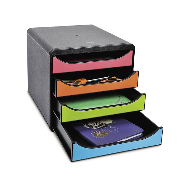 Module de classement 4 tiroirs Big Box EXACOMPTA multicolore - 2