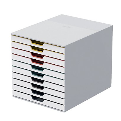 Module de classement Varicolor® Mix 10 tiroirs coloris gris - 1