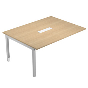 Modulo intermedio per tavolo riunioni rettangolare, 160 x 120 x 73 cm, Rovere Modulo intermedio per tavolo riunioni rettangolare, 160 x 120 x 73 cm, Rovere