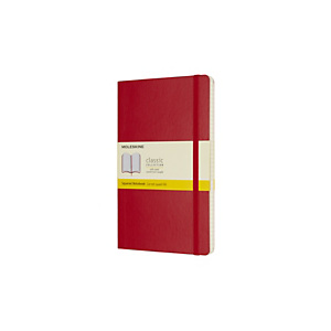 Moleskine Taccuino Classico Large, A quadretti, Copertina morbida, 13 x 21 cm, Rosso Moleskine Taccuino Classico Large, A quadretti, Copertina morbida, 13 x 21 cm, Rosso
