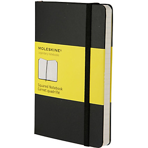 Moleskine Taccuino Classico Pocket, A quadretti, Copertina rigida, 9 x 14 cm, Nero Moleskine Taccuino Classico Pocket, A quadretti, Copertina rigida, 9 x 14 cm, Nero