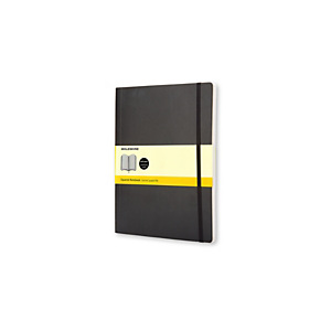 Moleskine Taccuino Classico X-Large, A quadretti, Copertina morbida, 19 x 25 cm, Nero Moleskine Taccuino Classico X-Large, A quadretti, Copertina morbida, 19 x 25 cm, Nero