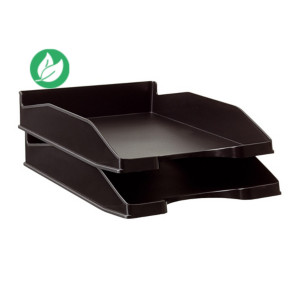 MONDOFFICE Bac à courrier recyclé - Noir MONDOFFICE Bac à courrier recyclé - Noir