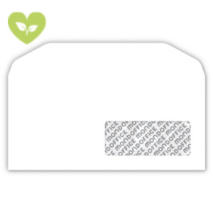 MONDOFFICE Busta commerciale con finestra, Patella gommata, 11 x 23 cm, Bianco (confezione 500 pezzi) MONDOFFICE Busta commerciale con finestra, Patella gommata, 11 x 23 cm, Bianco (confezione 500 pezzi)