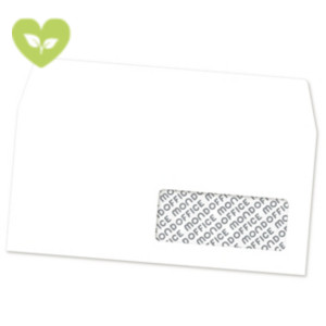 MONDOFFICE Busta commerciale con finestra, Strip adesivo, 11 x 23 cm, Bianco (confezione 50 pezzi) MONDOFFICE Busta commerciale con finestra, Strip adesivo, 11 x 23 cm, Bianco (confezione 50 pezzi)