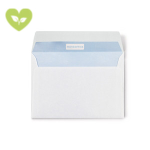 MONDOFFICE Busta commerciale senza finestra, Patella gommata, 16 x 23 cm, Bianco (confezione 500 pezzi) MONDOFFICE Busta commerciale senza finestra, Patella gommata, 16 x 23 cm, Bianco (confezione 500 pezzi)