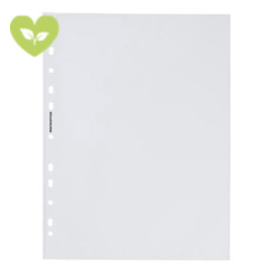 MONDOFFICE Busta a foratura universale, Formato A4, PPL Riciclato, Spessore Medio Alto, Finitura Liscia, Trasparente (confezione 50 pezzi) MONDOFFICE Busta a foratura universale, Formato A4, PPL Riciclato, Spessore Medio Alto, Finitura Liscia, Trasparente (confezione 50 pezzi)