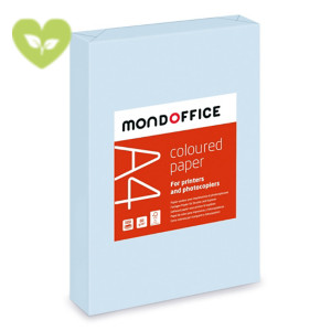 MONDOFFICE Carta colorata A4 per fotocopie e stampe, 80 g/m², Azzurro pastello (risma 500 fogli) MONDOFFICE Carta colorata A4 per fotocopie e stampe, 80 g/m², Azzurro pastello (risma 500 fogli)