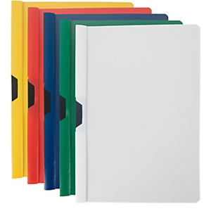 MONDOFFICE Cartellina con clip fermafogli, Capacità 30 fogli, PP, Colori assortiti (confezione 25 pezzi) MONDOFFICE Cartellina con clip fermafogli, Capacità 30 fogli, PP, Colori assortiti (confezione 25 pezzi)