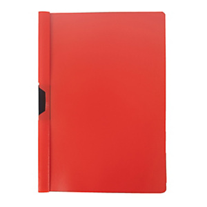 MONDOFFICE Cartellina con clip fermafogli, Capacità 30 fogli, PP, Rosso (confezione 25 pezzi) MONDOFFICE Cartellina con clip fermafogli, Capacità 30 fogli, PP, Rosso (confezione 25 pezzi)