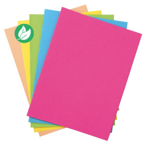 MONDOFFICE Chemises dossiers 220g recyclées - 24 x 32 cm - Assortis pastel - Lot de 100 MONDOFFICE Chemises dossiers 220g recyclées - 24 x 32 cm - Assortis pastel - Lot de 100