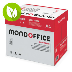 MONDOFFICE Copy Caja 5 paquetes Papel Blanco A4 80 gr 500 hojas MONDOFFICE Copy Caja 5 paquetes Papel Blanco A4 80 gr 500 hojas