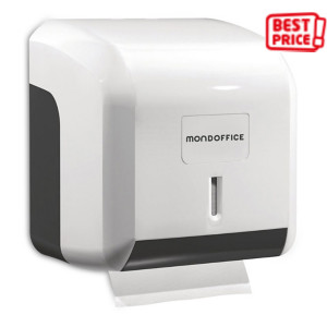 MONDOFFICE Dispenser per rotoli di carta igienica, ABS, Con serratura, 13,7 x 12,2 x 14,5 cm, Bianco MONDOFFICE Dispenser per rotoli di carta igienica, ABS, Con serratura, 13,7 x 12,2 x 14,5 cm, Bianco