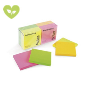 MONDOFFICE Foglietti adesivi riposizionabili, 76 x 76 mm, Blocchetti da 100 foglietti, Colori neon assortiti (confezione 12 blocchetti) MONDOFFICE Foglietti adesivi riposizionabili, 76 x 76 mm, Blocchetti da 100 foglietti, Colori neon assortiti (confezione 12 blocchetti)