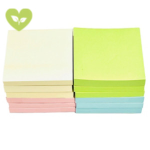 MONDOFFICE Foglietti adesivi riposizionabili Eco Sticky, Blocchetti da 100 foglietti in carta riciclata, 76 x 76 mm, Pastello Assortiti (confezione 12 blocchetti) MONDOFFICE Foglietti adesivi riposizionabili Eco Sticky, Blocchetti da 100 foglietti in carta riciclata, 76 x 76 mm, Pastello Assortiti (confezione 12 blocchetti)