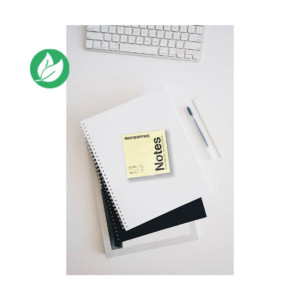 MONDOFFICE Notes repositionnables 76 x 76 mm - Jaune Pastel - Lot 12 blocs de 100 feuilles MONDOFFICE Notes repositionnables 76 x 76 mm - Jaune Pastel - Lot 12 blocs de 100 feuilles