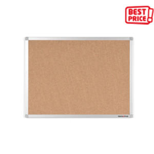 MONDOFFICE Pannello in sughero, Cornice in alluminio, 60 x 45 cm MONDOFFICE Pannello in sughero, Cornice in alluminio, 60 x 45 cm