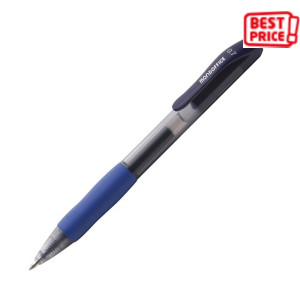 MONDOFFICE Penna gel a scatto Aura, Tratto 0,7 mm, Fusto traslucido con grip, Inchiostro blu (confezione 12 pezzi) MONDOFFICE Penna gel a scatto Aura, Tratto 0,7 mm, Fusto traslucido con grip, Inchiostro blu (confezione 12 pezzi)