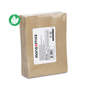 MONDOFFICE Pochette kraft brun 176 x 250 mm 120g sans fenêtre - soufflet 3 cm - autocollante bande protectrice - Lot de 50 MONDOFFICE Pochette kraft brun 176 x 250 mm 120g sans fenêtre - soufflet 3 cm - autocollante bande protectrice - Lot de 50