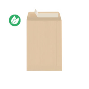 MONDOFFICE Pochette kraft brun Arès 260 x 330 mm 90g sans fenêtre - autocollante bande protectrice - Lot de 250 MONDOFFICE Pochette kraft brun Arès 260 x 330 mm 90g sans fenêtre - autocollante bande protectrice - Lot de 250