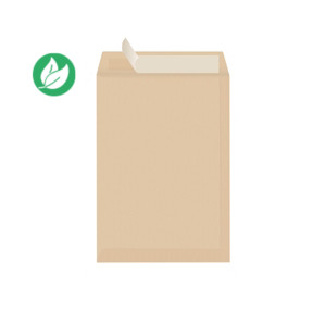MONDOFFICE Pochette kraft brun Arès C4 229 x 324 mm 90g sans fenêtre - autocollante bande protectrice - Lot de 250 MONDOFFICE Pochette kraft brun Arès C4 229 x 324 mm 90g sans fenêtre - autocollante bande protectrice - Lot de 250