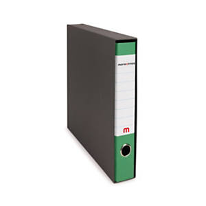 MONDOFFICE Registratore archivio Classic, Formato Commerciale, Dorso 5 cm, Cartone, Verde MONDOFFICE Registratore archivio Classic, Formato Commerciale, Dorso 5 cm, Cartone, Verde