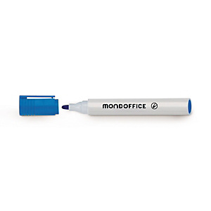 MONDOFFICE Remarx™ Rotulador de pizarra blanca, Tinta no permanente, Punta ojival de 1,5 a 3 mm, Azul MONDOFFICE Remarx™ Rotulador de pizarra blanca, Tinta no permanente, Punta ojival de 1,5 a 3 mm, Azul