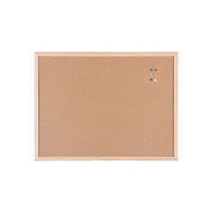 MONDOFFICE Tablón de anuncios enmarcado, tablón de corcho prensado, marco de madera, 600 x 450 mm MONDOFFICE Tablón de anuncios enmarcado, tablón de corcho prensado, marco de madera, 600 x 450 mm