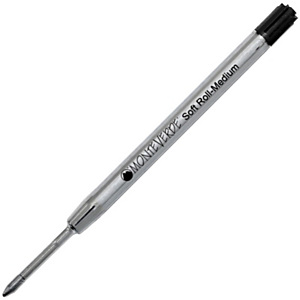 MONTEVERDE Soft Roll™ Refill per roller, Punta media 0,7 mm, Inchiostro nero (confezione 2 pezzi) MONTEVERDE Soft Roll™ Refill per roller, Punta media 0,7 mm, Inchiostro nero (confezione 2 pezzi)