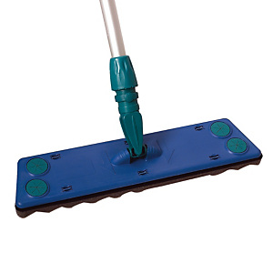 Monture pour balai trapèze ABS 40 cm système velcro + mousse Monture pour balai trapèze ABS 40 cm système velcro + mousse