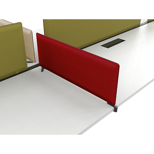 Morsetto e base d'appoggio fissaggio laterale per pannello fonoassorbente 80 cm, Nero - 2