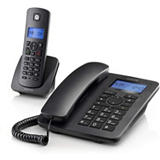 Motorola C4201 Combo Teléfono de sobremesa + inalámbrico, pantalla retroiluminada, negro Motorola C4201 Combo Teléfono de sobremesa + inalámbrico, pantalla retroiluminada, negro