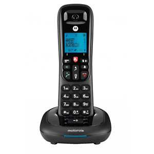 Motorola CD4001 Teléfono inalámbrico, negro