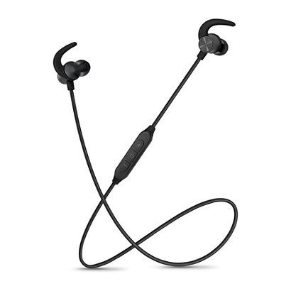 Motorola Moto SP105 Auriculares inalámbricos, Bluetooth 5.0, con micrófono, deportivos, intraurales, negro - 1