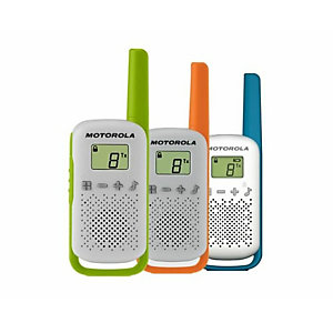 MOTOROLA, Ricetrasmittenti, T42 walkie talkie (triple pack), 59T42TRIPLEPACK
