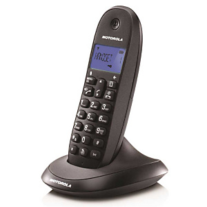 Motorola Serie C10 Modelo C1001 Teléfono inalámbrico Negro Motorola Serie C10 Modelo C1001 Teléfono inalámbrico Negro