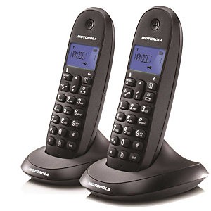 Motorola Serie C10 Modelo C1002 Teléfono inalámbrico Negro