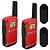 Motorola Talkabout T42 Walkie-talkies, pantalla LCD, hasta 4 km, rojo y negro - 1