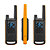 Motorola Talkabout T82 Extreme RSM Walkie-talkies, pantalla oculta, hasta 10 km, negro y amarillo - 1