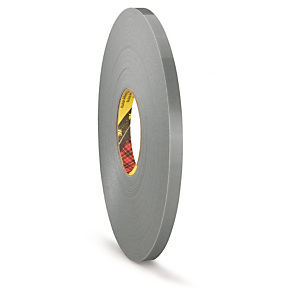 Mousse double face VHB 3M noire pose à 0° forte adhésité 12 mm x 33 m